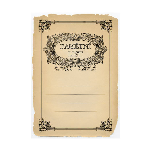 Pamätný list, diplom 6705