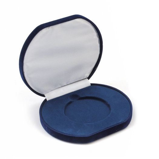 Etue na medaili pr. 70 mm, 140x120 mm, modrá