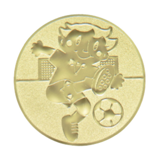 Emblém Crazy futbal, priemer 25 mm