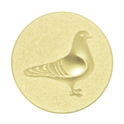 Emblém holub, priemer 25 mm